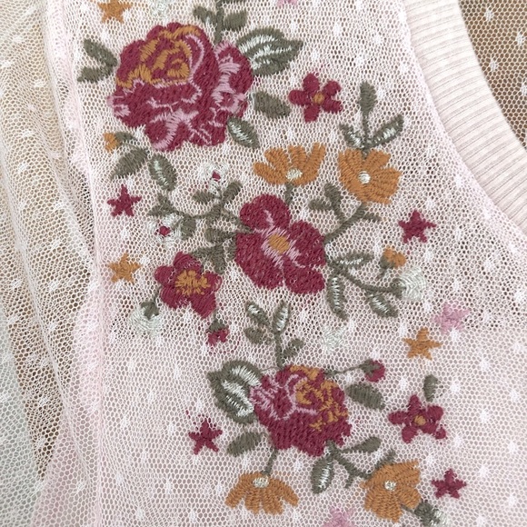 NWOT EMBROIDERED BOUTIQUE PRETTY IN PINK”  TOP - Picture 5 of 14
